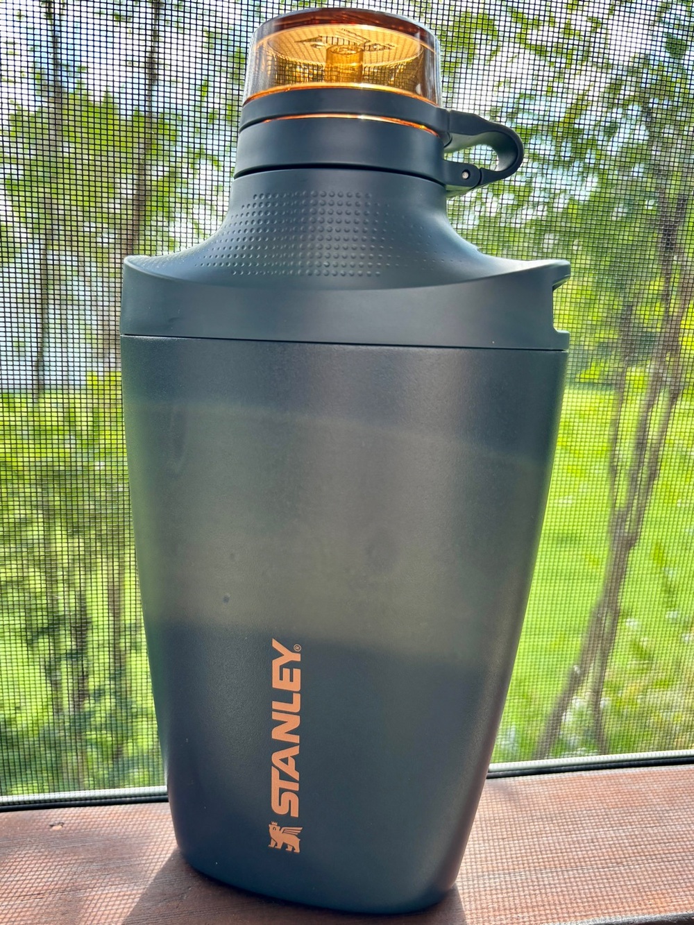 Navy Blue Stanley 23 oz Cross Bottle with Strap - NEVER USED - Picture 3 of 8